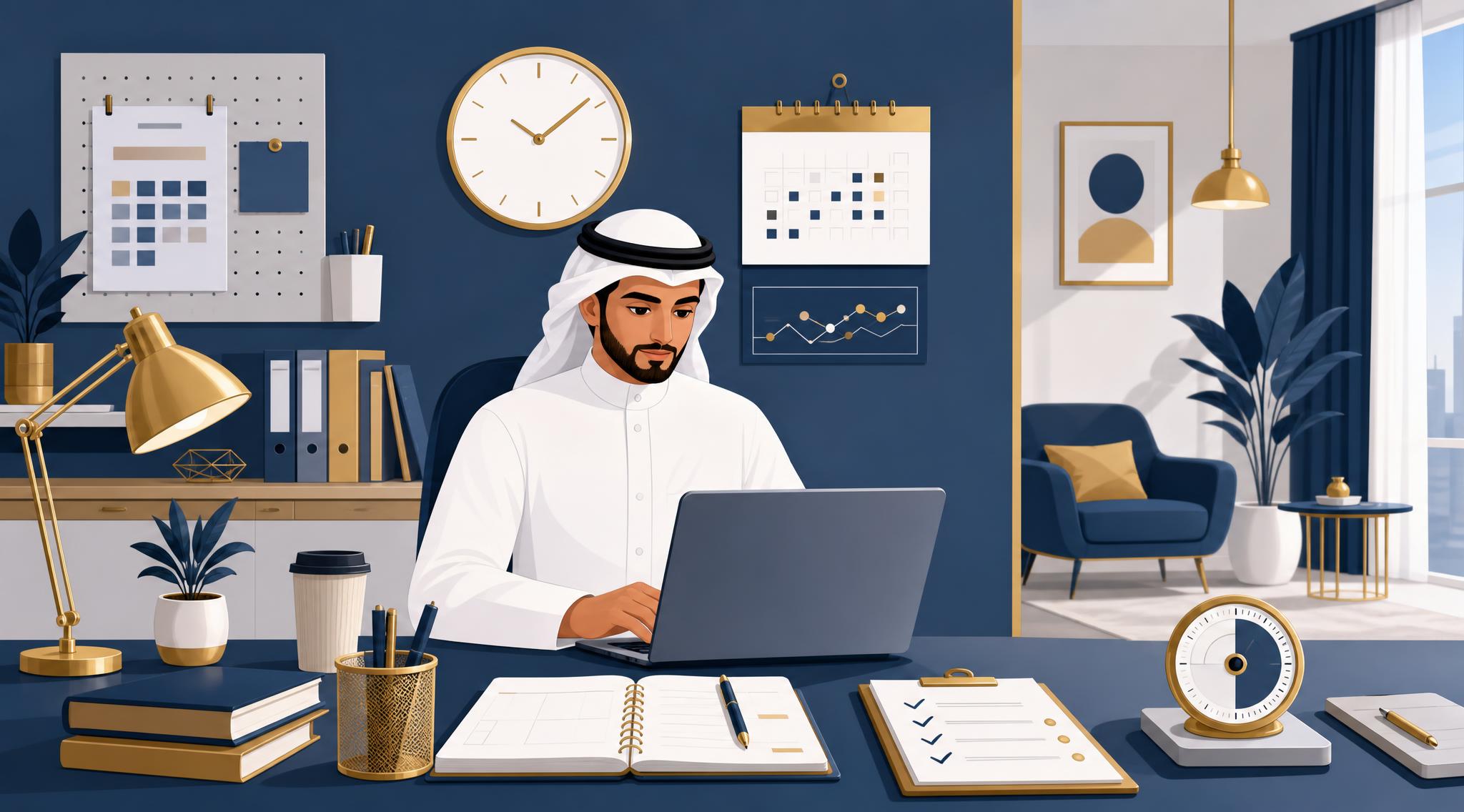 كيف تدير وقتك أثناء العمل من المنزل؟ خطوات عملية لتنظيم يومك